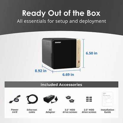 QNAP TS-464-8G-US 4 Bay High-Performance Desktop NAS - Image 8