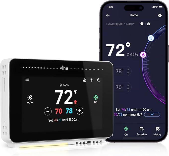 Vine Smart Thermostat for House - Image 9