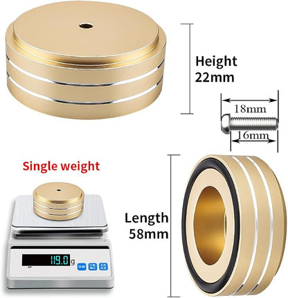 Viborg HiFi Speaker Spikes Isolation Stand Feet Pads 58x22MM, 4X Speaker Floor - Image 2