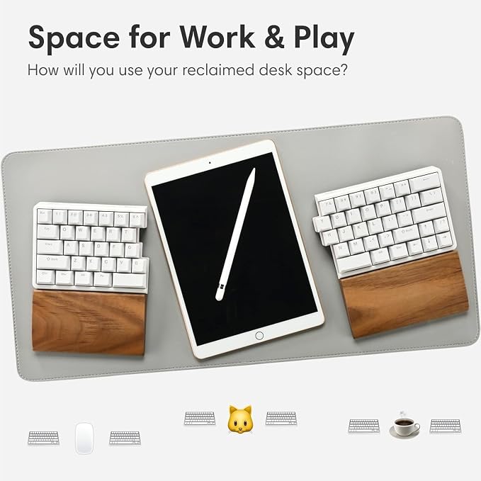 Lite: Wireless Ergonomic Split Mechanical Keyboard Hot Swappable, Compact 60% - Image 6