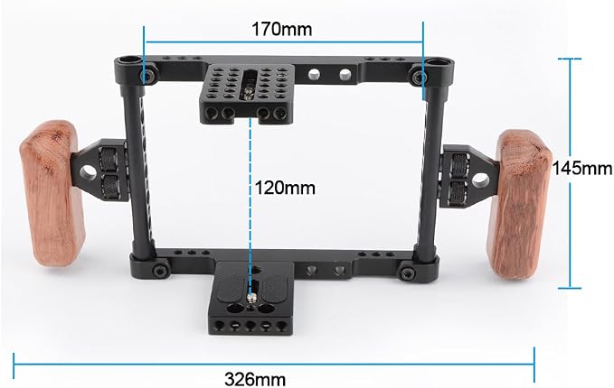 CAMVATE Camera Cage for DSLR 5D Mark III and Mark II - Image 3