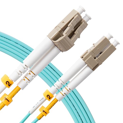 KeepFly Fiber- OM4 LC to LC Fiber Patch Cable 50ft/15m-5Pack, 40G/100Gb - Image 2