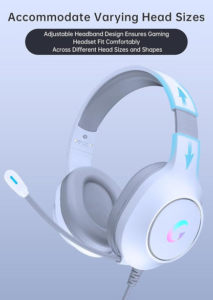 CM7002 Gaming Headset for PS5, Xbox Series, Surround Sound RGB Gaming Headphones - Image 8