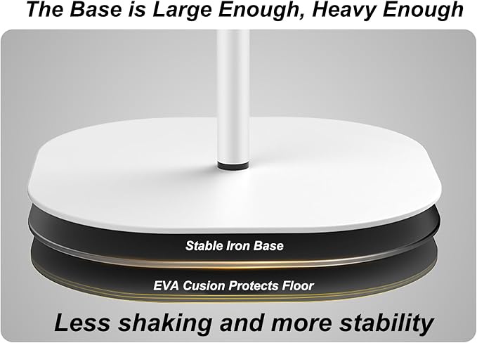 Mobile Standing Desk Height Adjustable Floor Laptop Stand, Computer Cart - Image 6
