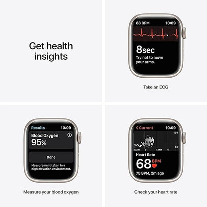 Apple Watch Series 7 Starlight Aluminum Case - Image 5