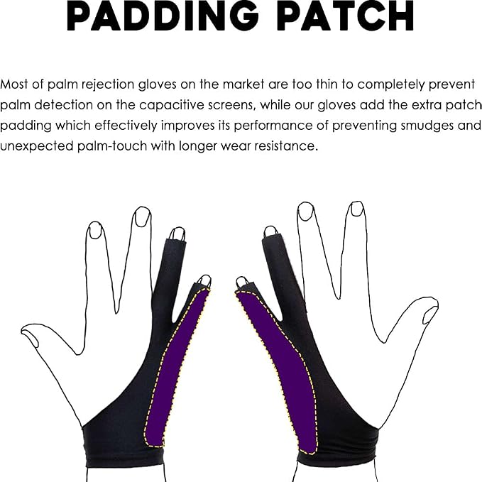 AKX Artist Glove -Palm Rejection Drawing Glove - Image 3