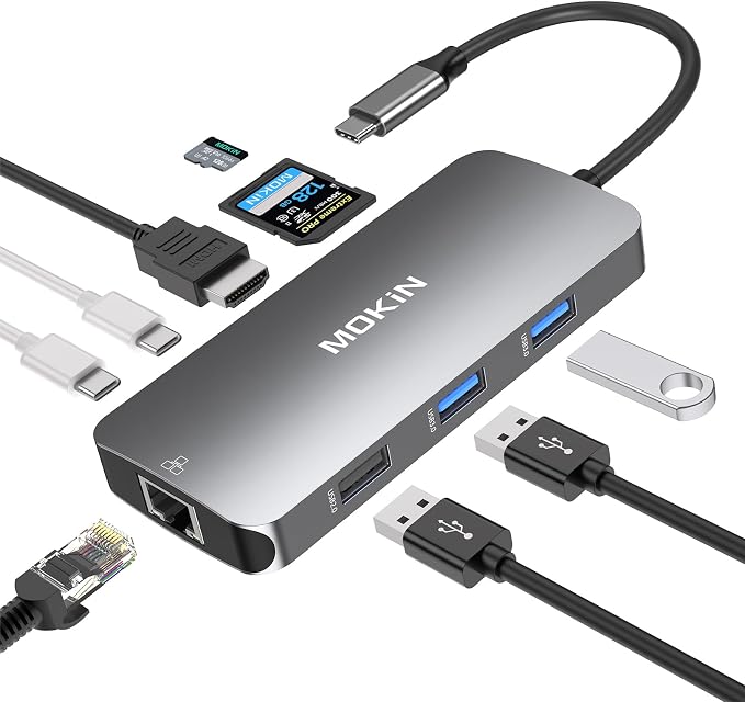 USB C Adapters for MacBook Pro/Air, Mac Dongle by MOKiN