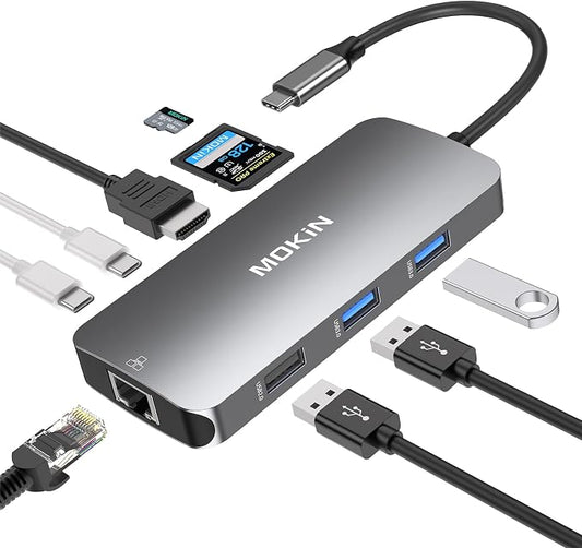 USB C Adapters for MacBook Pro/Air, Mac Dongle by MOKiN