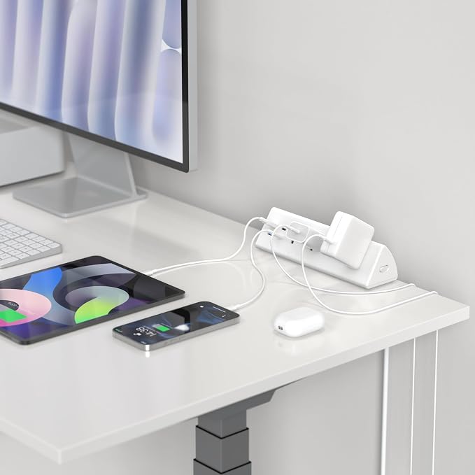 Jgstkcity Desk Clamp Power Strip, 20W Fast Charging Station, Surge Protector - Image 4