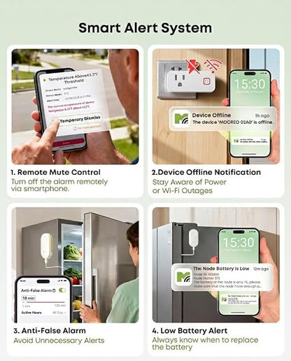 MOCREO WiFi Refrigerator Thermometer - Image 4