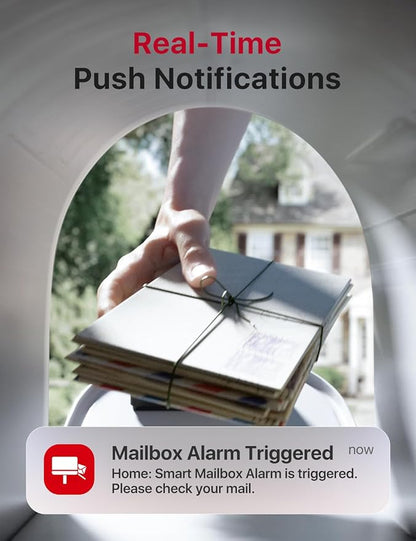 X-Sense Smart Mailbox Alarm, Wireless Long Range Mailbox Alert, Mailbox Sensor - Image 2
