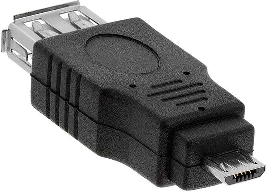 Cmple - Micro USB to USB Adapter Standard USB 2.0 A Female Jack to USB Micro B - Image 2