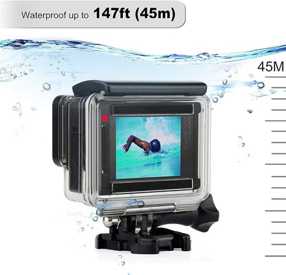 Waterproof Housing Case for GoPro Hero 4 Black, Hero 4 Silver, Hero 3+ - Image 3