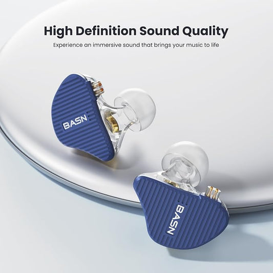 BASN Mix-PD in Ear Monitor, 1Planar Driver + 1Dynamic Driver HiFi IEM Earphones - Image 2