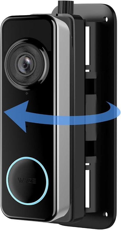 Doorbell Mount for Wyze Battery Video Doorbell and Video Doorbell v2, 35-145° by CaGuan