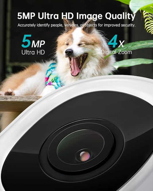 ZUMIMALL 2.5K Wired Cameras for Home Security, 2.4G/5G WiFi Outdoor Security - Image 2