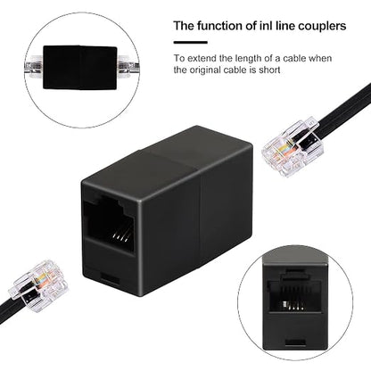 Uvital Phone Extension Cord 33 Ft, Telephone Cable - Image 3