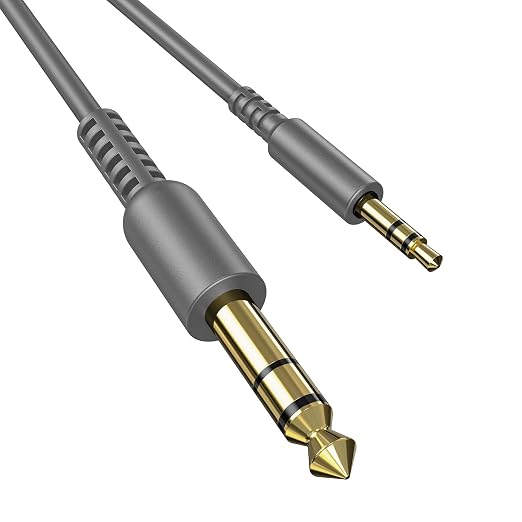 OneOdio 6.35mm to 3.5mm 6.6-9.8FT Stereo Adapter Cable Compatible - Image 2
