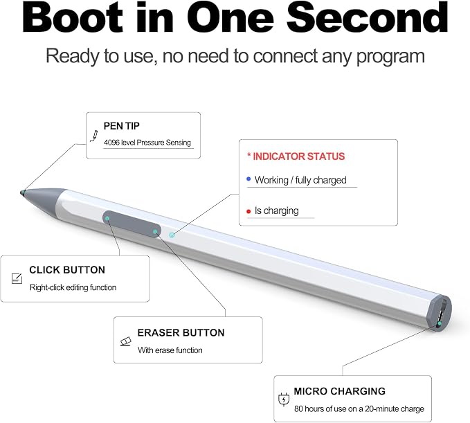 ASUS Stylus Pen for Transformer/Vivobook Flip/Notebook Touchscreen Laptop/Tablet - Image 4