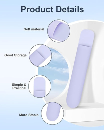 eZAKKA Silicone Pencil Holder For Most Pens, 7.8 inch Self-Adhesive Stick To - Image 3