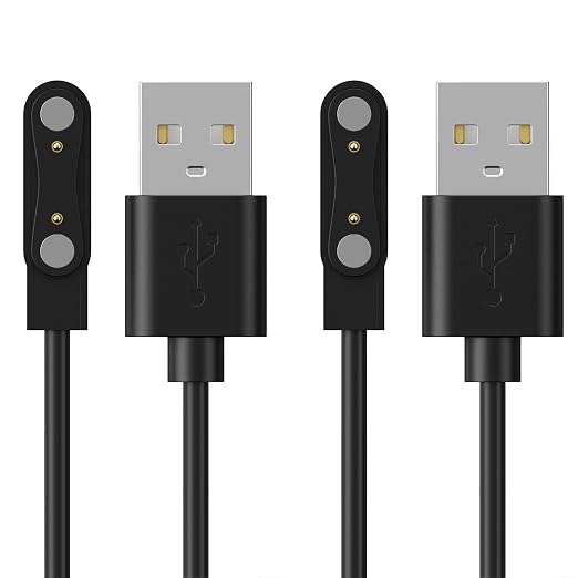 Meliya 2 Pack USB Magnetic Charger Cable Compatible by MeliyaSmartwatchAccessories