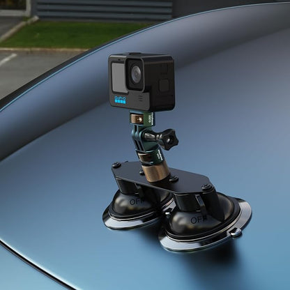 MINIFOCUS Dual Suction Cup Mount, Twist-Lock Dual Suction Cup Base - Image 9