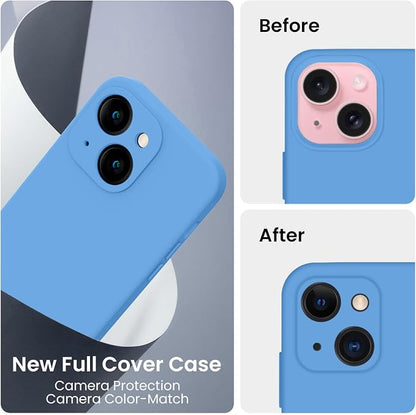 FireNova Designed for iPhone 15 Plus Case, Silicone Case with, Soft - Image 3