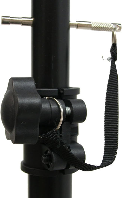 American Sound Connection ASC Pro Audio Mobile DJ Light Stand 6 Foot Height - Image 3
