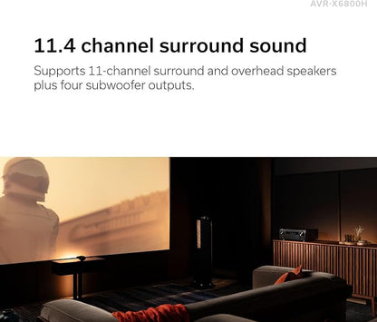Denon AVR-X6800H 11.4 Channel 8K Receiver - Image 6