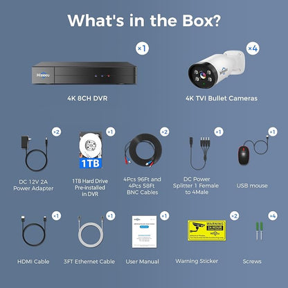 Hiseeu 4K Wired Security Camera System Outdoor - Image 9