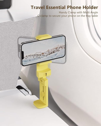 MiiKARE Airplane Travel Essentials Phone Holder, Universal Handsfree Phone Mount - Image 3
