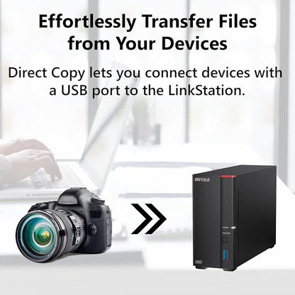 BUFFALO LinkStation 710 4TB 1-Bay NAS Network Attached Storage - Image 8