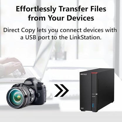 BUFFALO LinkStation 710 2TB 1-Bay NAS Network Attached Storage - Image 8
