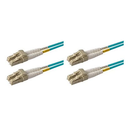 SpeedyFiberTX 2-Pack 2.5 Meter Multimode 10G OM3 50/125 Fiber Optic Patch Cable by SpeedyFiberTX