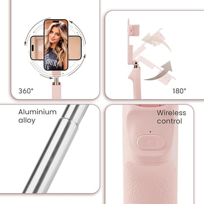 MQOUNY Phone Tripod, Portable Selfie Stick - Image 2
