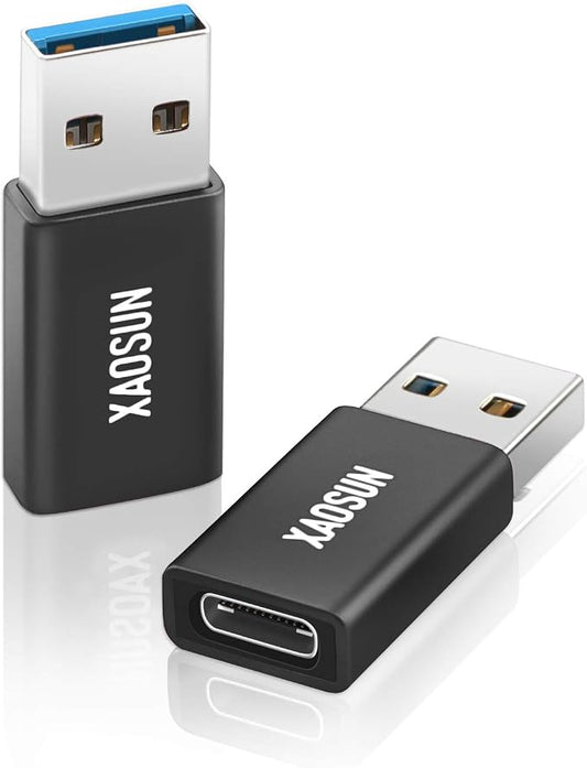 USB C Female to USB Male Adapter, 3.1 USB A to USB C Adapter, XAOSUN One-Sided by XAOSUN