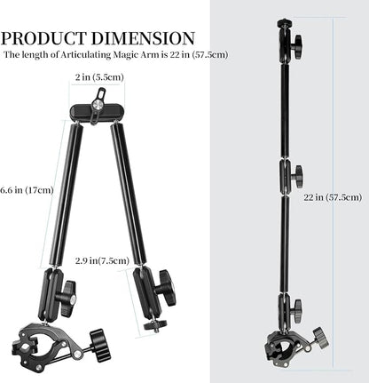 FIFIELD 22" Magic Arm with Super Clamp Overhead Camera Mount - Image 6