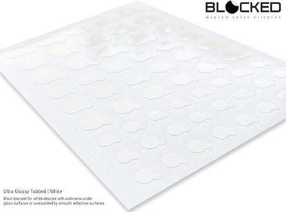 BLOCKED Stackable Webcam/Camera Vinyl Covers | 57 TabbedLow-Tack Restickable - Image 2