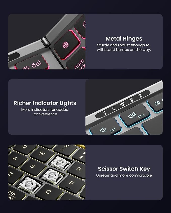 Foldable Bluetooth Keyboard - Image 7