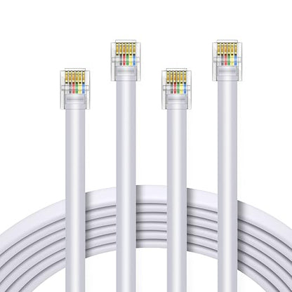 LanSenSu RJ12 Cable Phone Cord RJ12 6P6C Male to Male Straight Wired - Image 7
