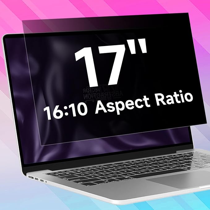 17 Inch 1920x1200 Laptop Privacy Screen, Anti Blue Light Glare & Anti Scratch by ANTOGOOV