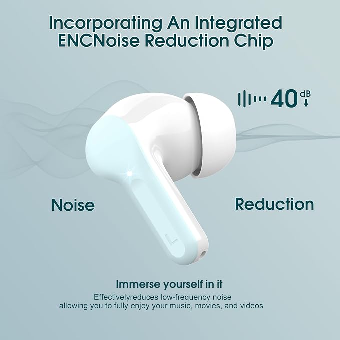 Wireless Earbuds, IP7 Waterproof in Ear Earphones, LED Display Ear buds - Image 3