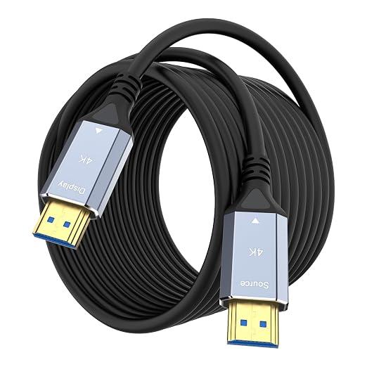Fiber Optic HDMI Cable, Active Optical Cable High Speed HDMI Cord by Unknown
