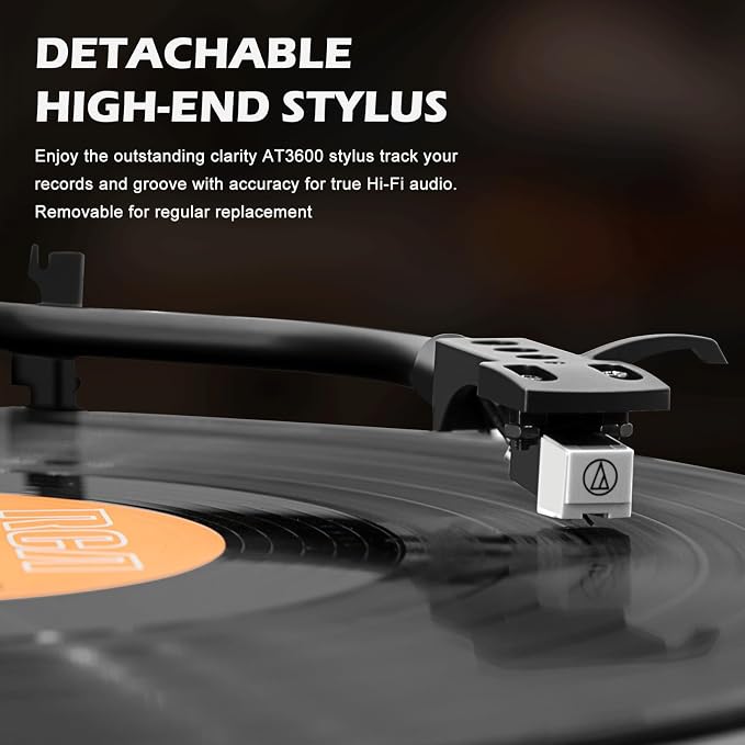 LP&No.1 Vinyl Record Player - Image 3