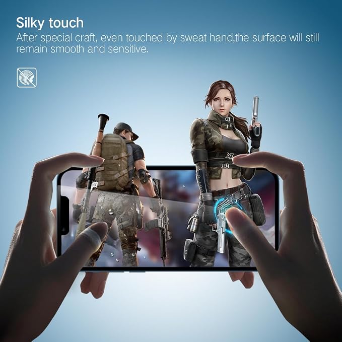 PERFECTSIGHT 2 Pack Anti Blue Light Screen Protector Compatible - Image 4