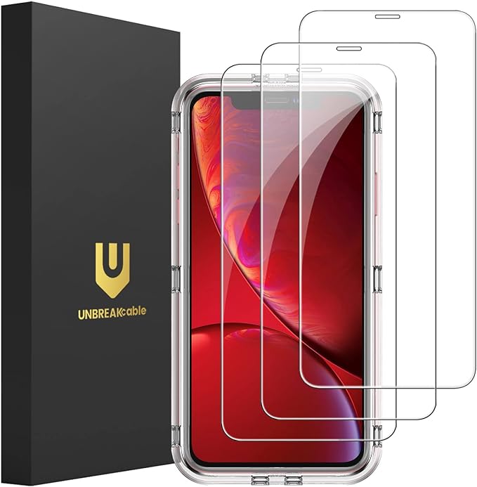 UNBREAKcable Screen Protector for iPhone XR / iPhone 11, 9H Hardness Tempered by UNBREAKcable