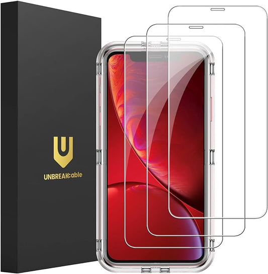 UNBREAKcable Screen Protector for iPhone XR / iPhone 11, 9H Hardness Tempered by UNBREAKcable