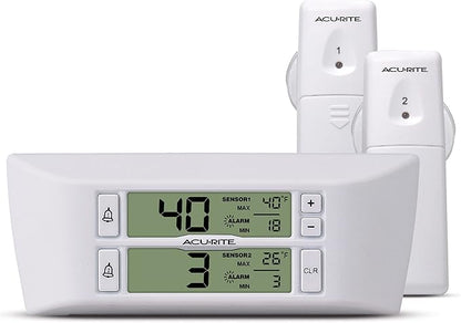 AcuRite Digital Wireless Fridge and Freezer Thermometer by AcuRite