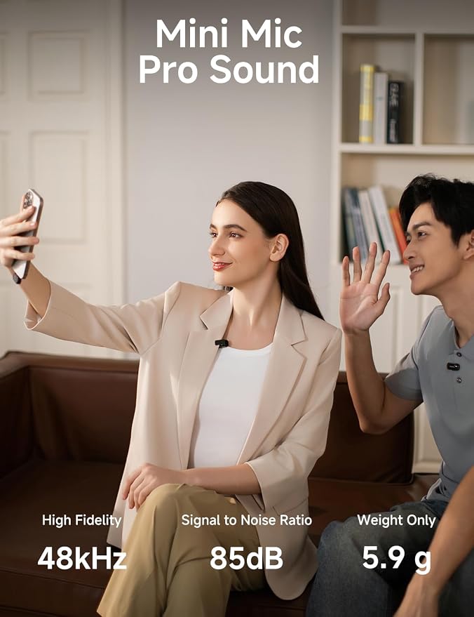 MAONO Wave T1 Mini Wireless Lavalier Microphone - Image 3