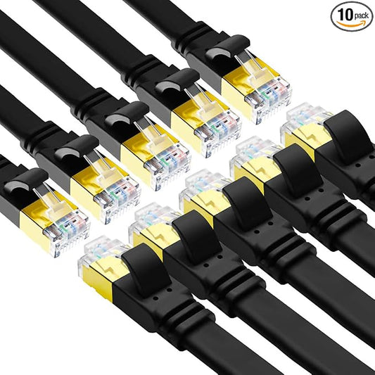 Yauhody CAT8 Ethernet Cable, CAT 8 Cable High Speed 40Gbps 2000MHz 26AWG SFTP by Yauhody
